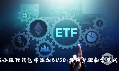 如何在小狐狸钱包中添加BUSD：详细步骤和常见问题解答